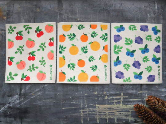 Orange - Swedish Sponge Cloth